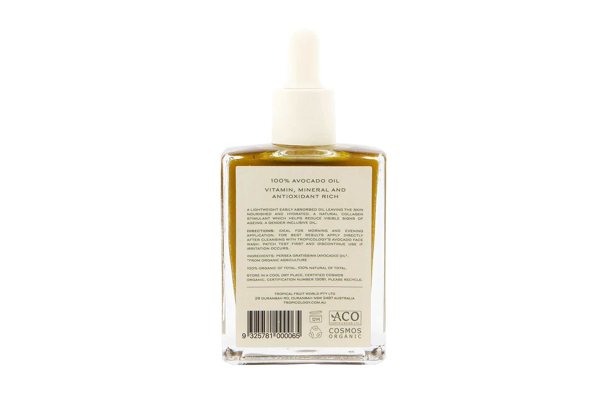 Tropicology Organic Pure Avocado Face Oil - Image 3